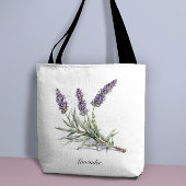 Tote Bag Vie de plantes : Lavande, personnalisable