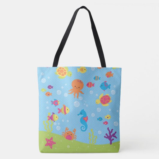 Tote Bag Vie marine (Devant)
