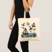 Tote Bag Vie marine (Devant (produit))