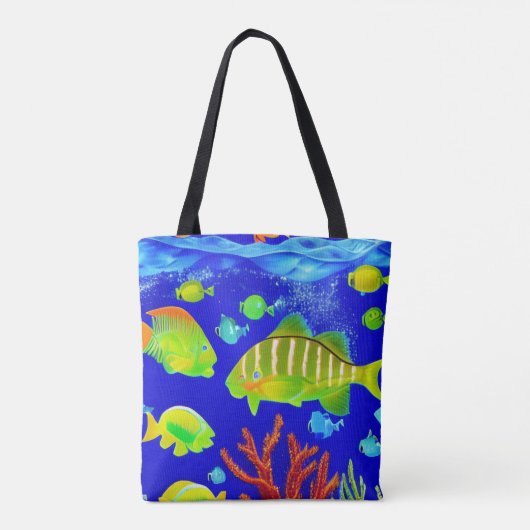 Tote Bag Vie marine Vie sauvage : Flore & Faune (Dos)