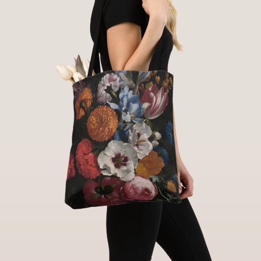 Tote Bag Vie morte avec Bouquet de fleurs | Johan Johnsen (De près)