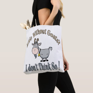Tote Bag VIE SANS CHÈQUES par TotallyGoatally™