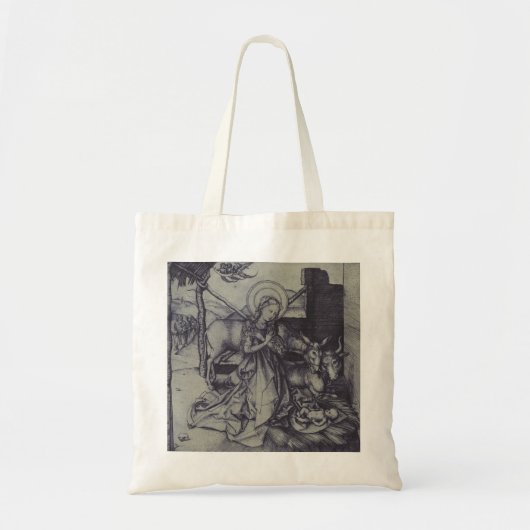 Tote Bag Vieille crèche og Jésus Christ (Devant)