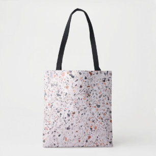 Tote Bag Vieille texture terrazzo, motif d'hamper.