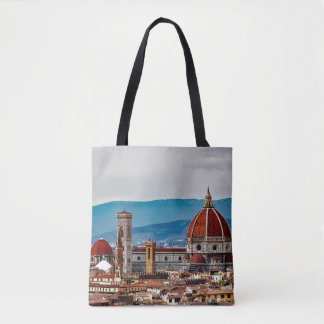 Tote Bag Vieille ville de Florence, horizon de l'Italie