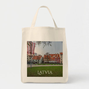 Tote Bag Vieille ville de Riga en automne