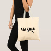 Tote Bag Viel Glück | Bonne chance Langue Allemande (Devant (produit))