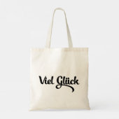 Tote Bag Viel Glück | Bonne chance Langue Allemande (Dos)
