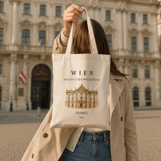 Tote Bag Vienne Palais Liechtenstein | Nom & Année
