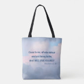 Tote Bag Viens à moi...... (Dos)