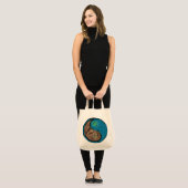Tote Bag Vierge et chèvre d'eau (Devant (modèle))
