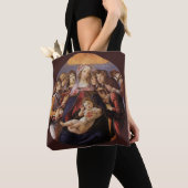 Tote Bag Vierge et enfant aux anges par Sandro Botticelli (De près)