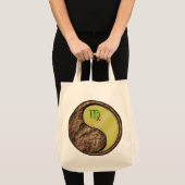 Tote Bag Vierge et rat métallique (Devant (produit))