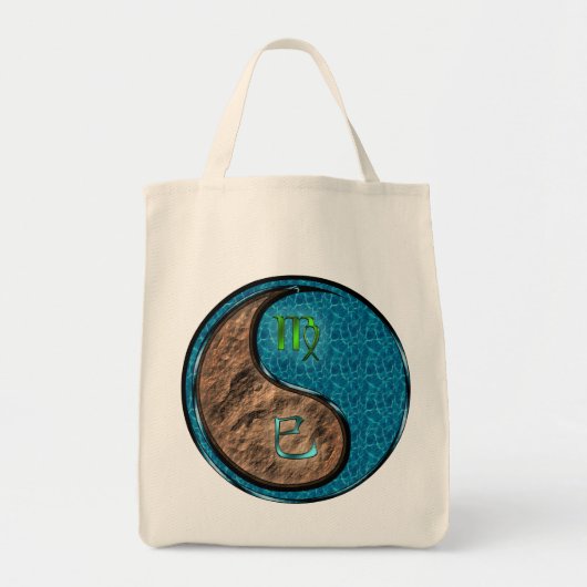 Tote Bag Vierge et serpent d'eau (Devant)