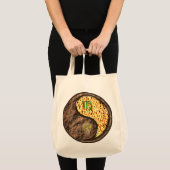 Tote Bag Vierge et singe du feu (Devant (produit))