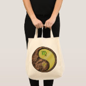 Tote Bag Vierge et singe métallique (Devant (produit))