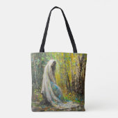 Tote Bag Vierge Marie dans l'impressionnisme forestier (Dos)