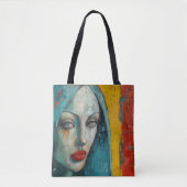 Tote Bag Vierge Marie Street Art (Devant)
