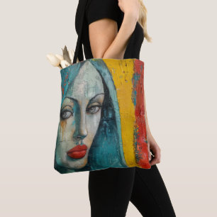 Tote Bag Vierge Marie Street Art