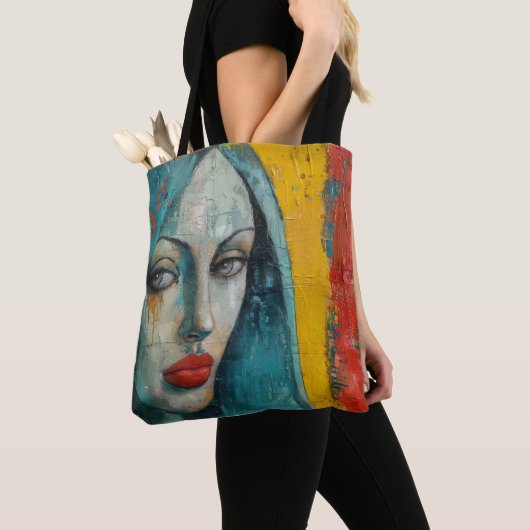 Tote Bag Vierge Marie Street Art (De près)