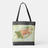 Tote Bag Vierge Vierge Vintage Constellation Miroir d'Urani (Dos)