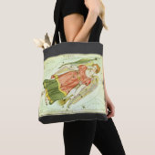 Tote Bag Vierge Vierge Vintage Constellation Miroir d'Urani (De près)
