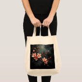 Tote Bag Vietnamese Peach Blossom Art (Devant (produit))