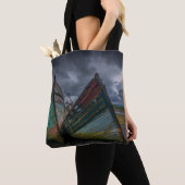 Tote Bag Vieux bateaux de pêche (De près)