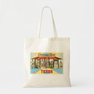 Tote Bag Vieux souvenir de Vintage voyage de Houston le