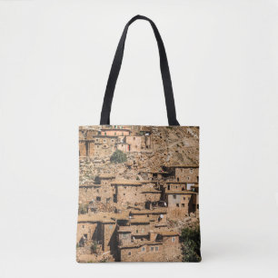 Tote Bag Vieux village rural traditionnel au Maroc. Tr
