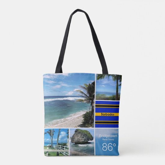 Tote Bag Views de Barbade (Dos)
