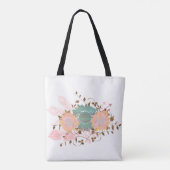 Tote Bag Vigne en pastel chic de tournesol de Boho (Dos)