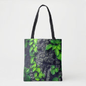 Tote Bag Vigne et arbre à pieds nature rustique (Devant)