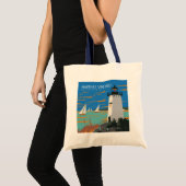 Tote Bag Vignoble de Martha, Massachusetts | Phare (Devant (produit))