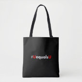 Tote Bag VIH non détectable égale non transmettable - Minim (Devant)