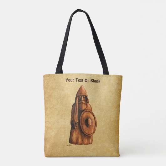 Tote Bag Viking rustique (Dos)