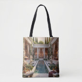 Tote Bag Villa à l'aube (Devant)