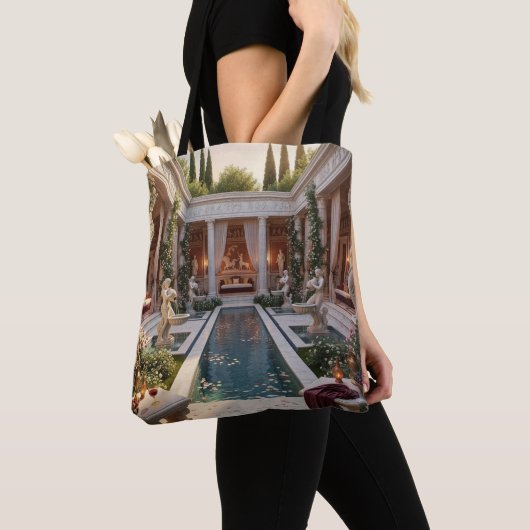 Tote Bag Villa à l'aube (De près)