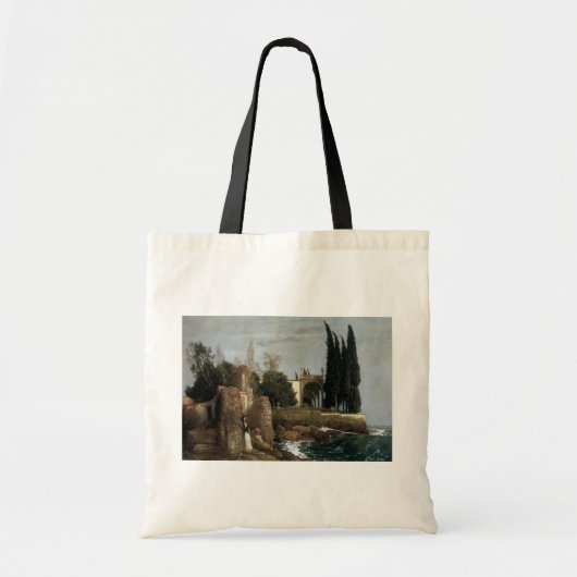 Tote Bag Villa By the Sea par Arnold Bocklin, Symbolisme Ar (Devant)