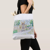 Tote Bag Villa Historique Jaune (De près)