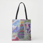 Tote Bag Village de Noël (Devant)