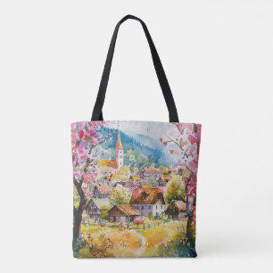Tote Bag Village de printemps