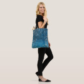 Tote Bag Ville bleue..... (Sur le modèle)