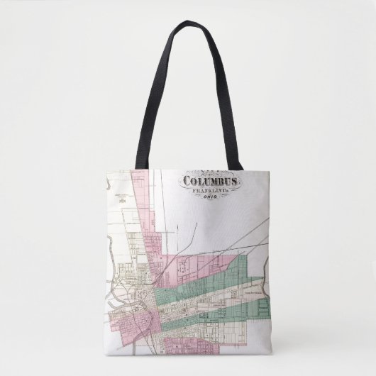 Tote Bag Ville de Columbus, le comté de Franklin, Ohio (Devant)