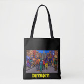 Tote Bag Ville de Doxie - DETROIT (Devant)