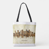 Tote Bag Ville de Raleigh North Carolina (Dos)