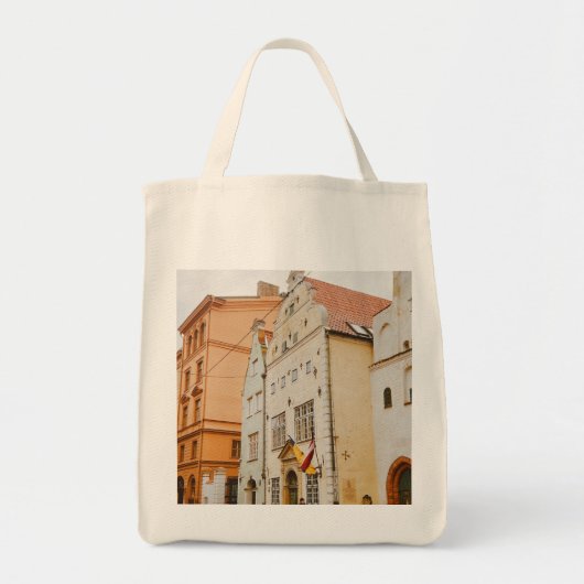 Tote Bag Ville de Riga, Lettonie (Devant)