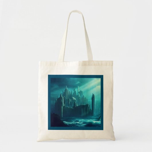 Tote Bag Ville d'Imaginaire d'Atlantis 1 (Devant)