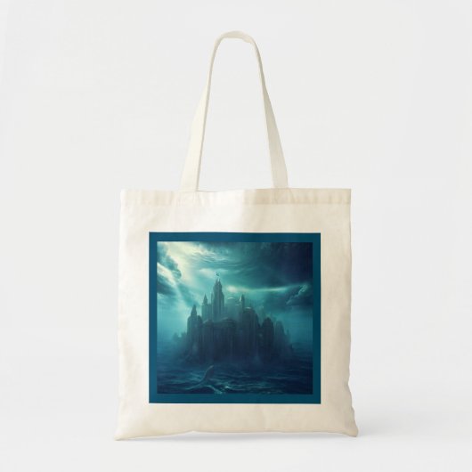Tote Bag Ville d'Imaginaire d'Atlantis (2) (Devant)