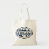 Tote Bag ville venteuse de chicago (Devant)